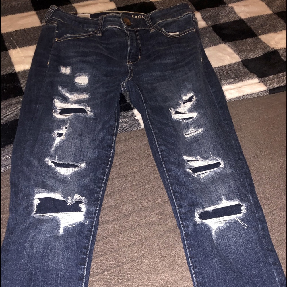 Women’s AEO distressed Jeggings
